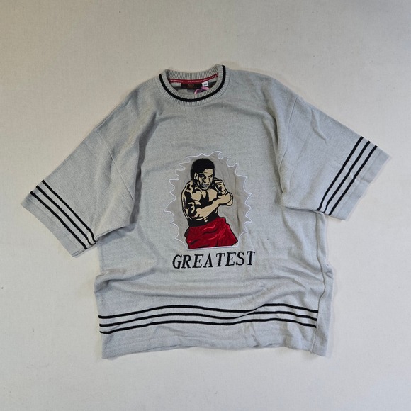Y2K PLATINUM FUBU FAT ALBERT MOHAMMAD ALI SWEAT‎ T-SHIRT 3X DEADSTOCK MINOR WEAR - Picture 1 of 7